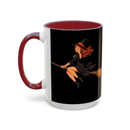 Hazel Hex Black Accent Mug by CreepyCrafts.boo
