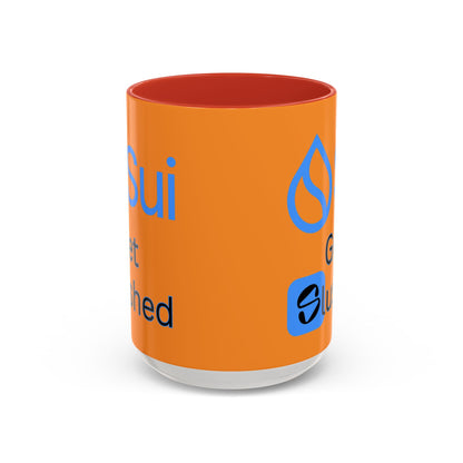 Sui: Get Slushed Orange Accent Mug by cypherpunkgear.com