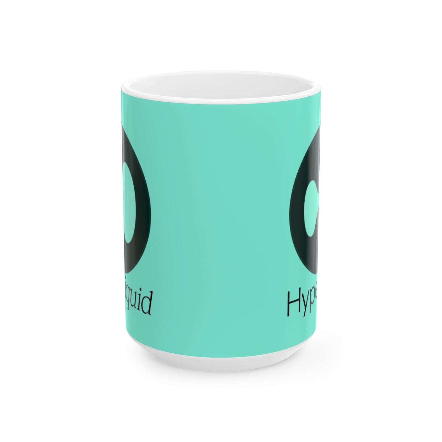 Hyperliquid Black font Light Hyperliquid Mug by cypherpunkgear.com