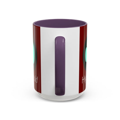 Hyperliquid White font Red Accent Mug by cypherpunkgear.com