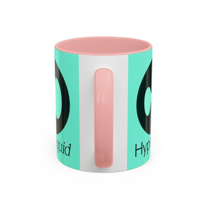 Hyperliquid Black font Light Hyperliquid Accent Mug by cypherpunkgear.com