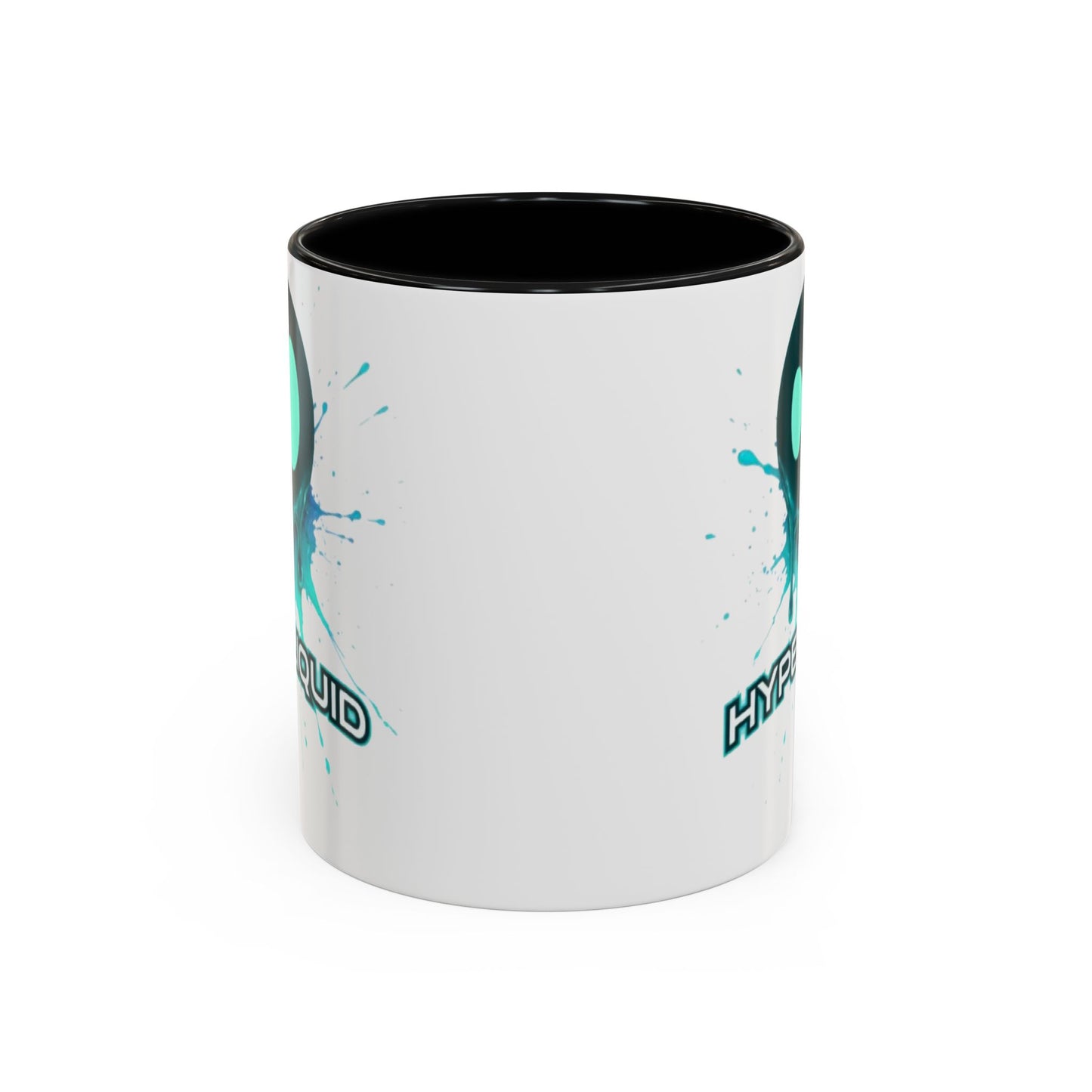 HYPE Drip White Accent Mug by cypherpunkgear.com