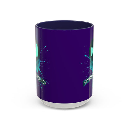 HYPE Drip Dark Purple Accent Mug by cypherpunkgear.com