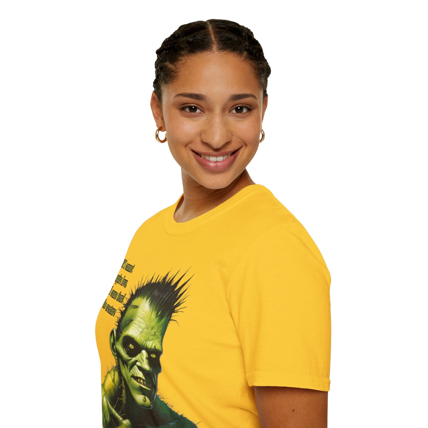 Frankenstein's Creature Light colors Unisex T-Shirt by CreepyCrafts.boo
