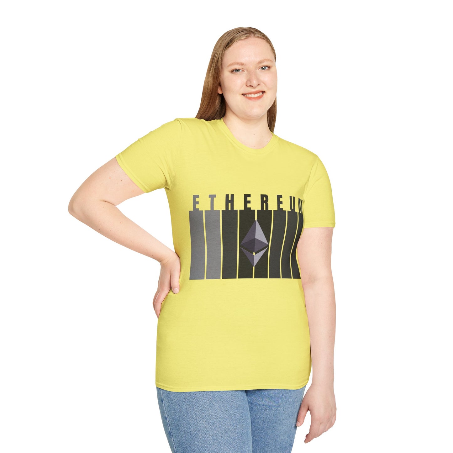 Ethereum (ETH) LTcolors Unisex T-Shirt by cypherpunkgear.com