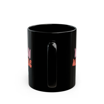 I Am Woman Watch Me Vote Black Mug by cypherpunkgear.com