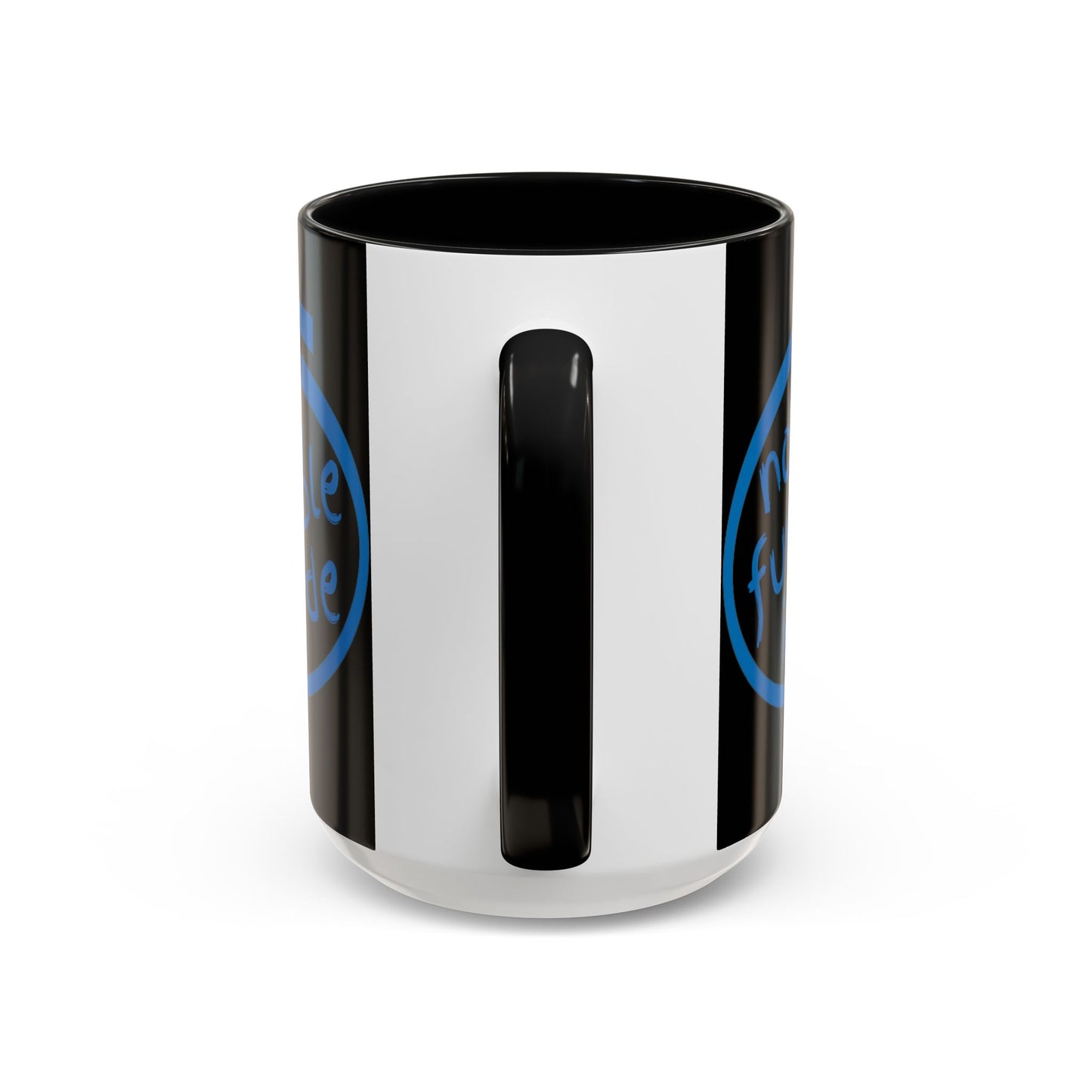 Non-Fungible Inside Black Accent Mug by cypherpunkgear.com