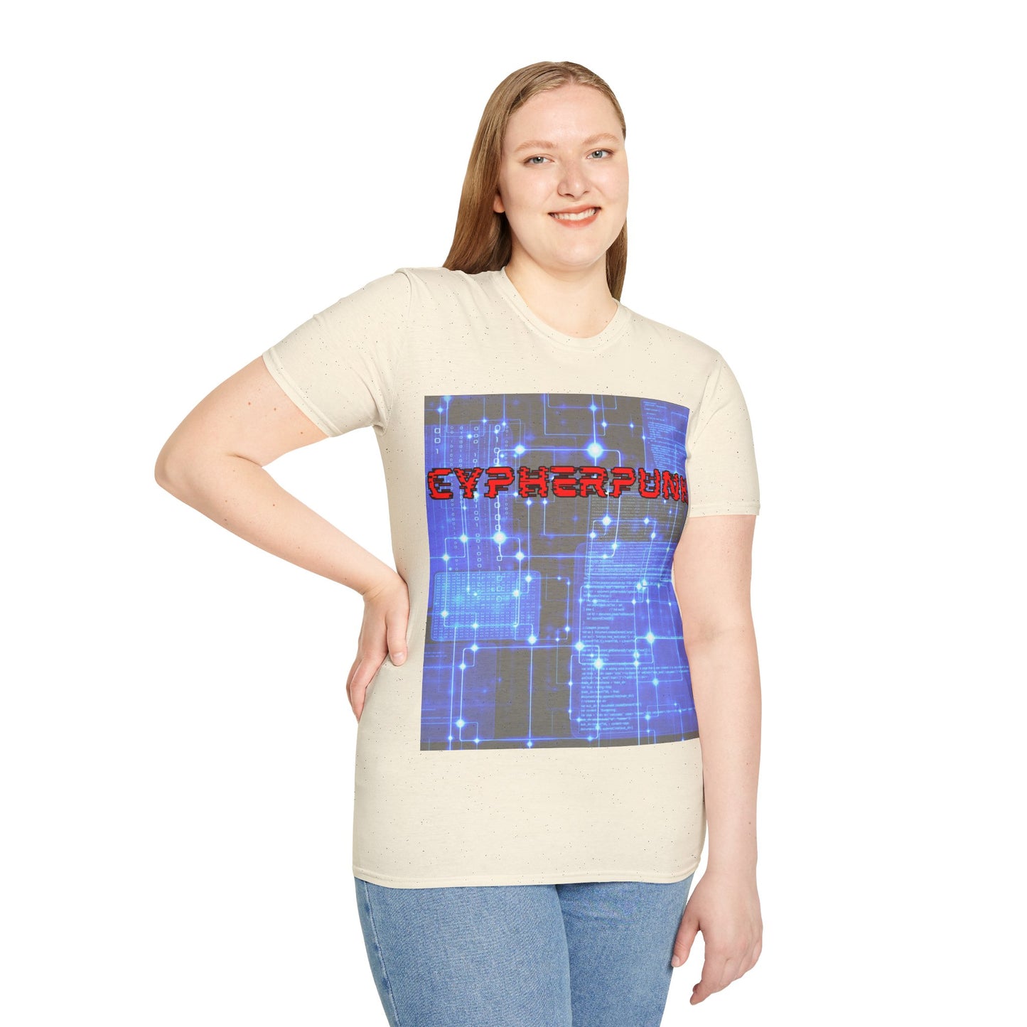Cypherpunk Light colors Unisex T-Shirt by cypherpunkgear.com