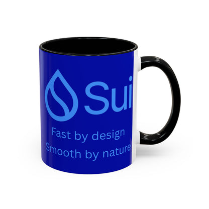 SUI Dark Blue Accent Mug by cypherpunkgear.com
