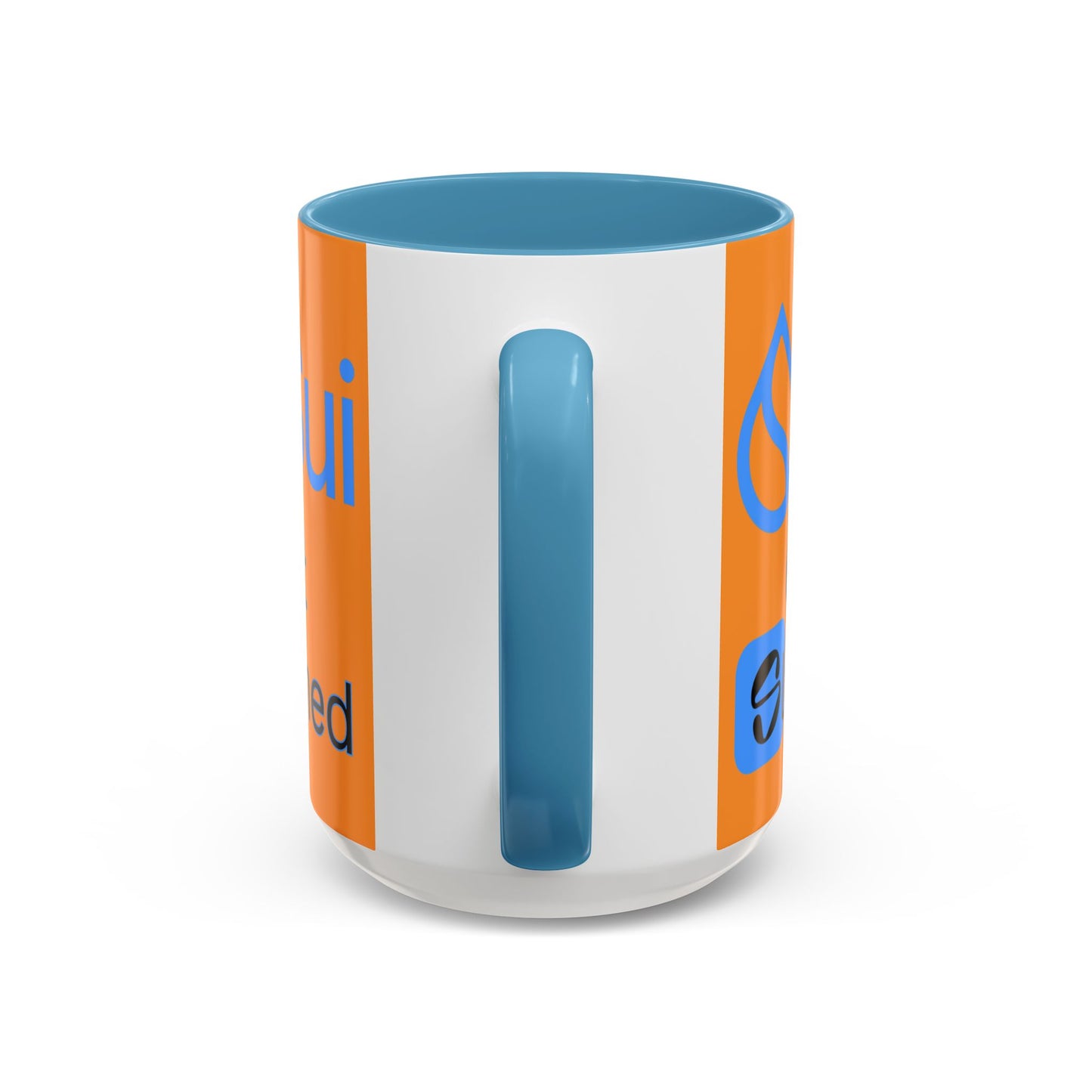 Sui: Get Slushed Orange Accent Mug by cypherpunkgear.com