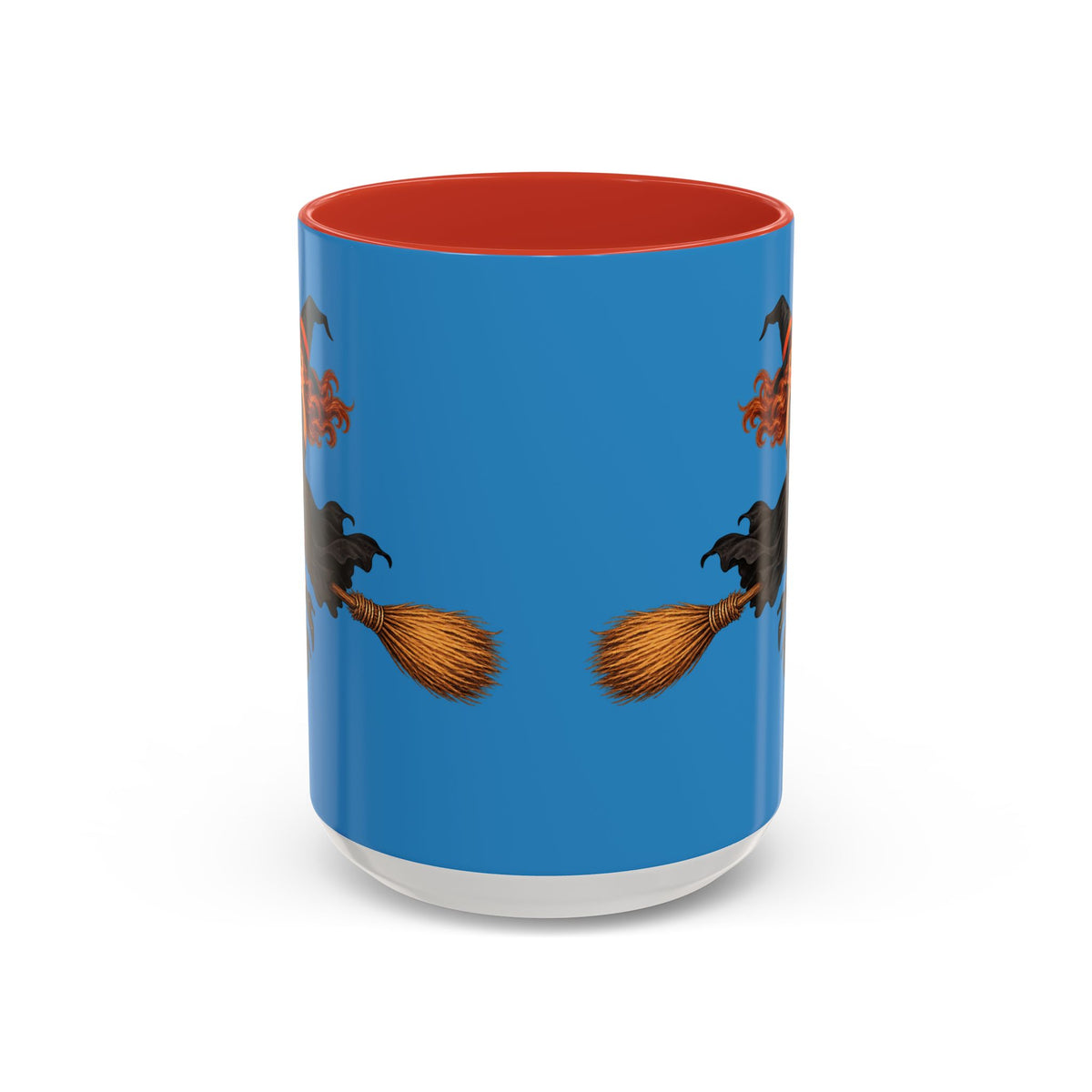 Hazel Hex Blue Accent Mug by CreepyCrafts.boo