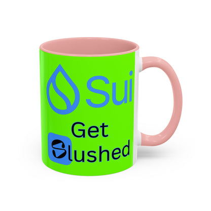 Sui: Get Slushed Green Accent Mug by cypherpunkgear.com
