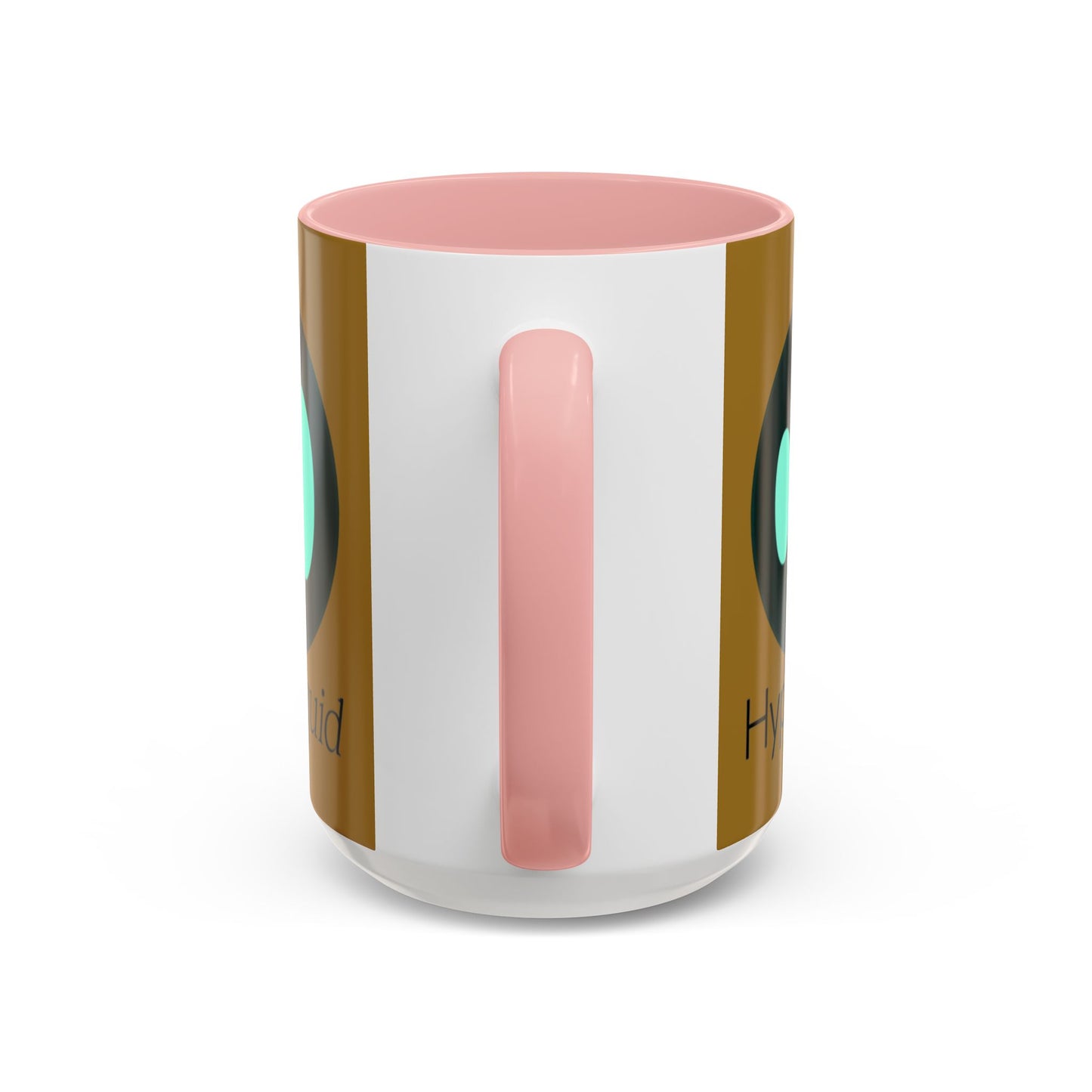 Hyperliquid Black font Brown Accent Mug by cypherpunkgear.com