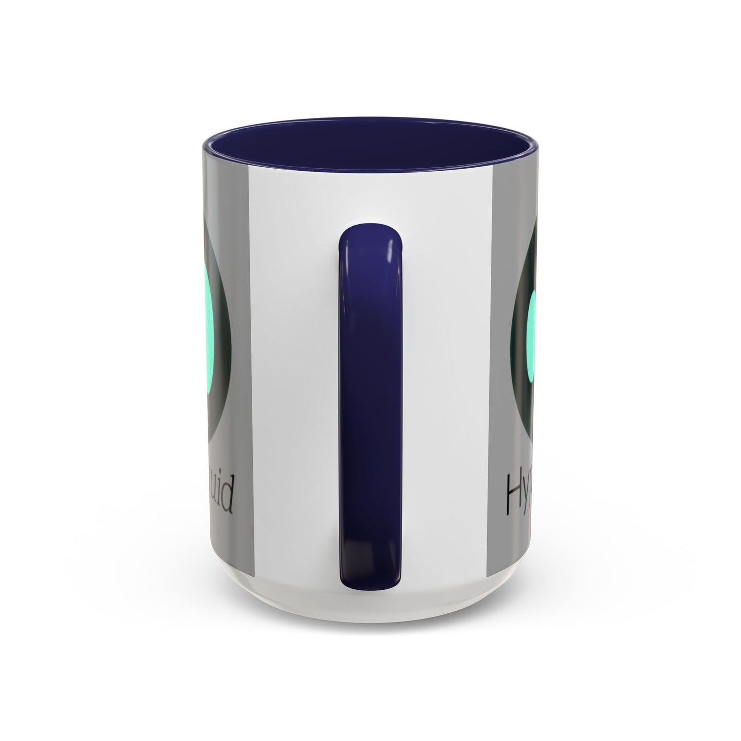 Hyperliquid Black font Grey Accent Mug by cypherpunkgear.com