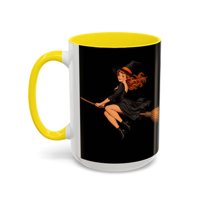 Hazel Hex Black Accent Mug by CreepyCrafts.boo