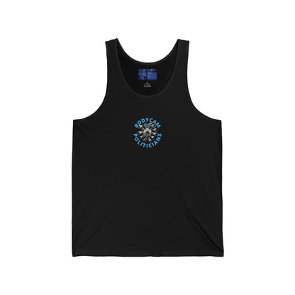 2-sided, Bodycam the Politicians Cameras Unisex Jersey Tank Top by cypherpunkgear.com