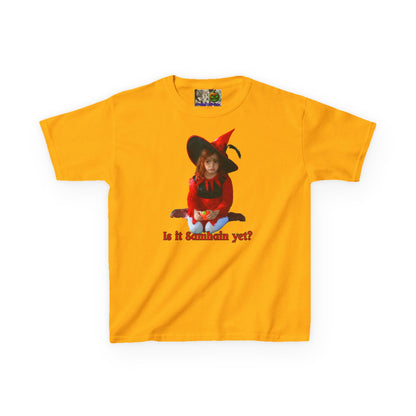 Is it Samhain yet? Kids Heavy Cotton™ Tee by CreepyCrafts.boo