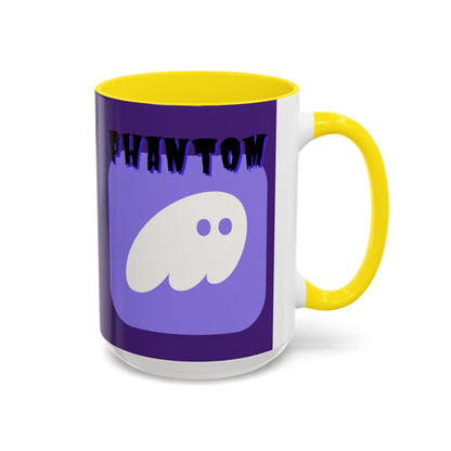 Phantom Hot Wallet Purple Accent Mug by cypherpunkgear.com