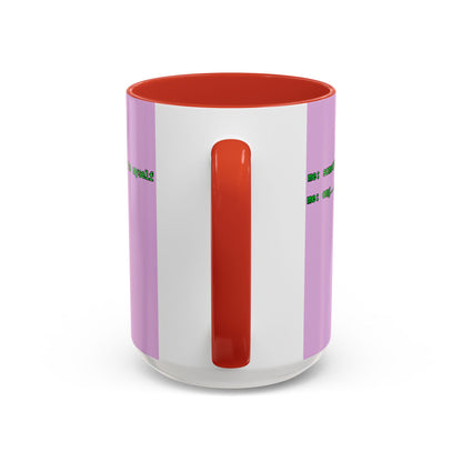 Sometimes I talk to myself - me: omg...same Pink Accent Mug by cypherpunkgear.com