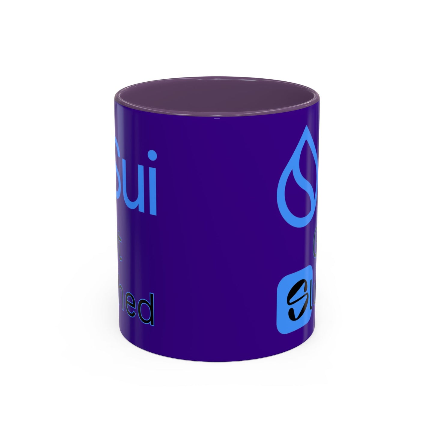 Sui: Get Slushed Purple Accent Mug by cypherpunkgear.com