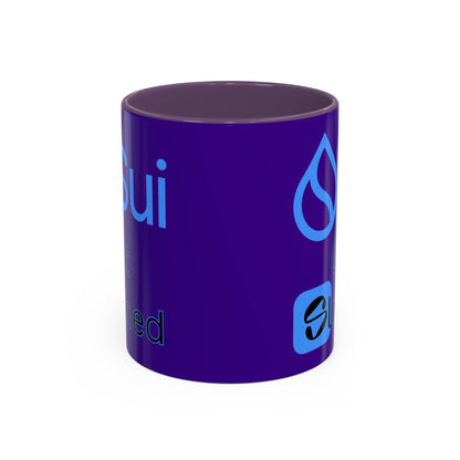 Sui: Get Slushed Purple Accent Mug by cypherpunkgear.com