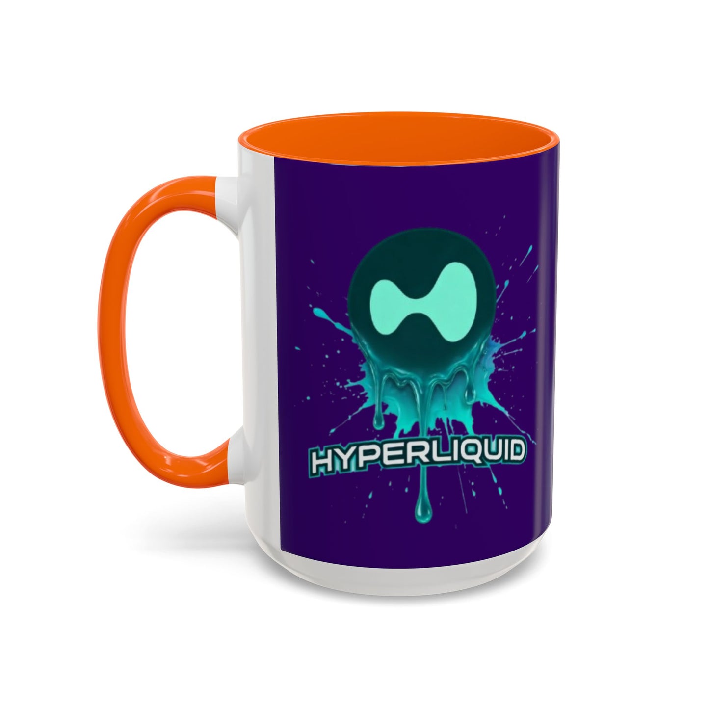 HYPE Drip Dark Purple Accent Mug by cypherpunkgear.com