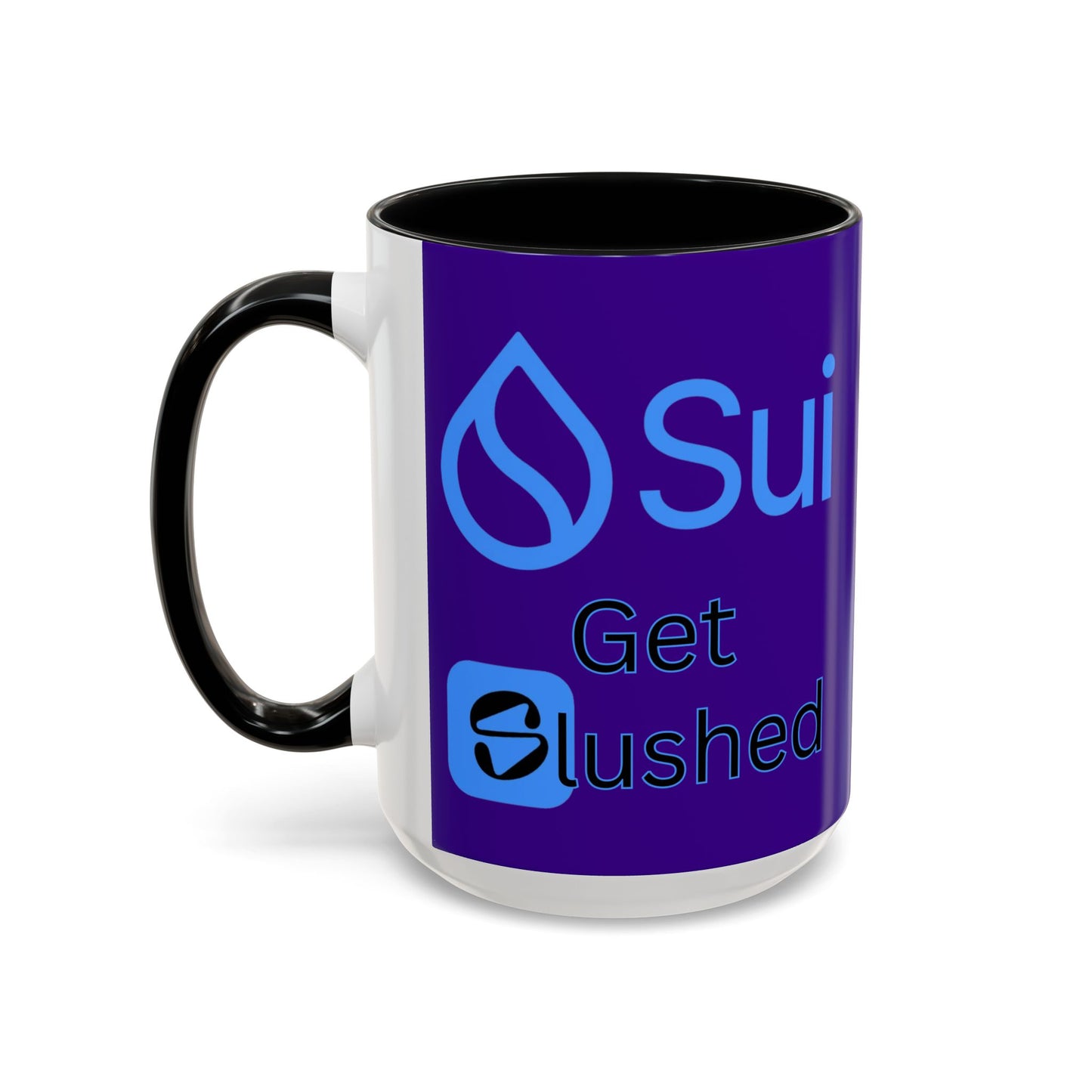Sui: Get Slushed Purple Accent Mug by cypherpunkgear.com