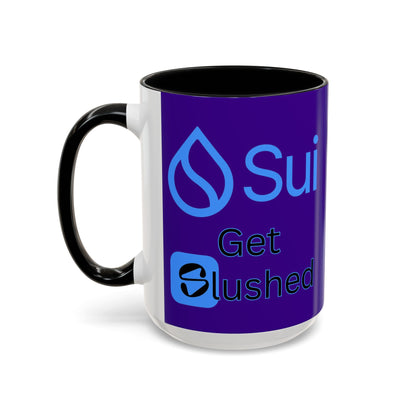 Sui: Get Slushed Purple Accent Mug by cypherpunkgear.com