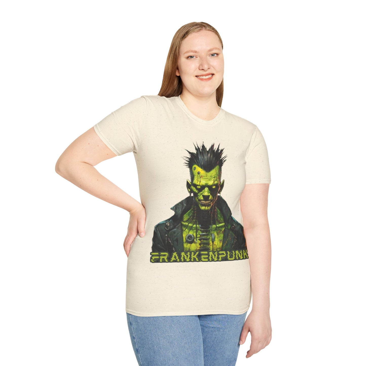 Frankenpunk Light colors Unisex T-Shirt by CreepyCrafts.boo