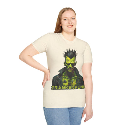 Frankenpunk Light colors Unisex T-Shirt by CreepyCrafts.boo