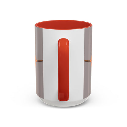 Hazel Hex Grey Accent Mug by CreepyCrafts.boo
