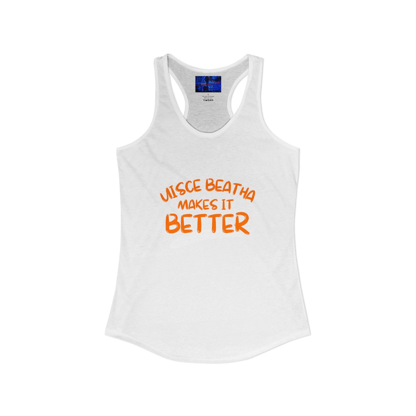 ¡El whisky lo mejora con cypherpunkgear! Camiseta sin mangas ideal con espalda cruzada para mujer