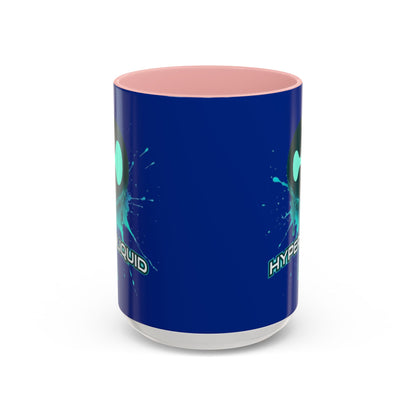 HYPE Drip Blue Accent Mug by cypherpunkgear.com