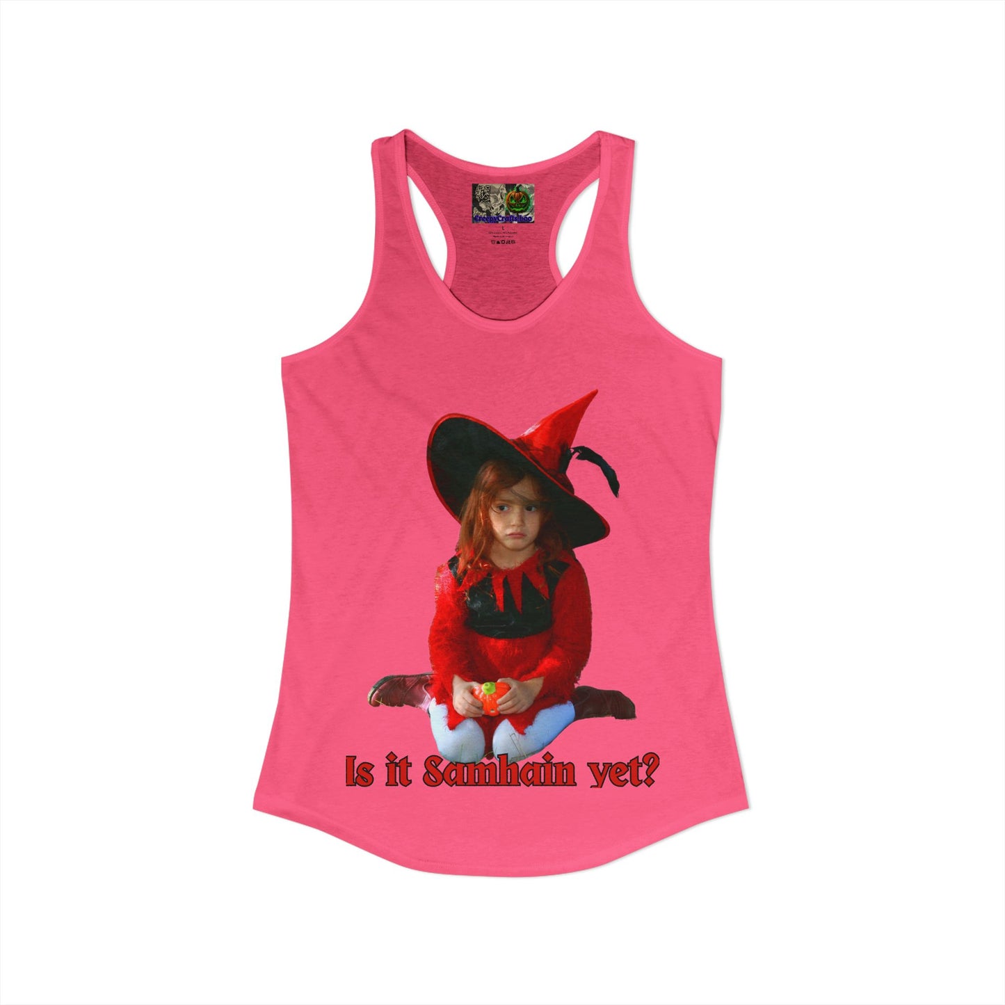 Is it Samhain yet? Women's Racerback Tank Top by CreepyCrafts.boo