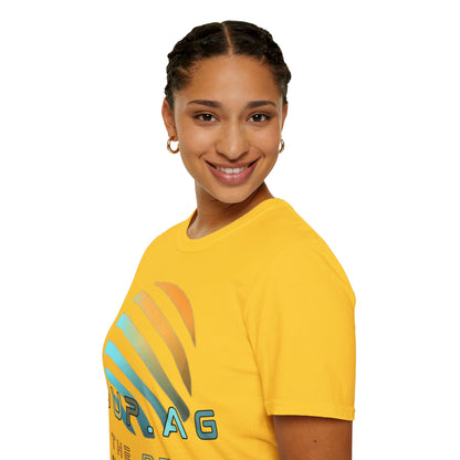 Jupiter (JUP) the best aggregator on Solana Light colors Unisex T-Shirt by cypherpunkgear.com