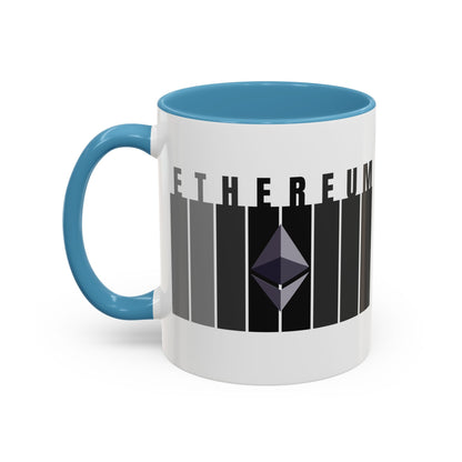 Ethereum (ETH) Accent Mug by cypherpunkgear.com