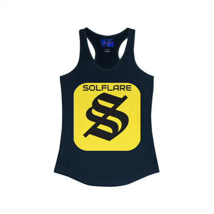 SolflareLogo Women's Racerback Tank Top by cypherpunkgear.com