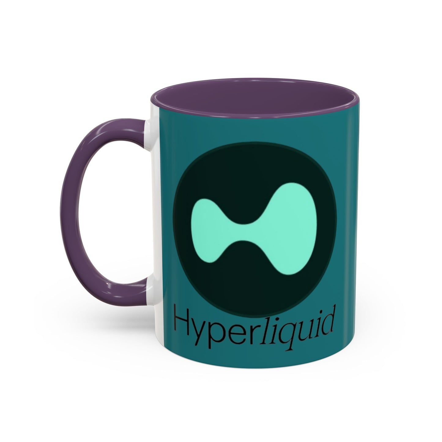 Hyperliquid Black font Hyperliquid Accent Mug by cypherpunkgear.com