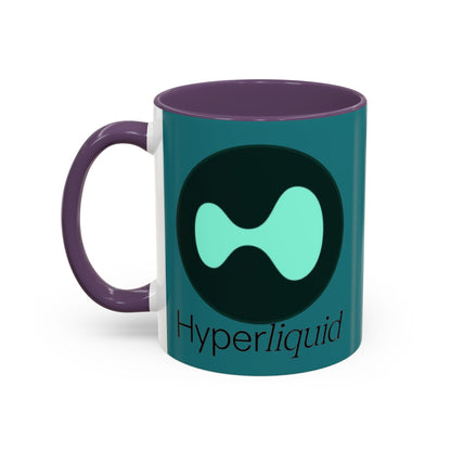 Hyperliquid Black font Hyperliquid Accent Mug by cypherpunkgear.com