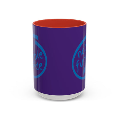 Non-Fungible Inside Purple Accent Mug by cypherpunkgear.com