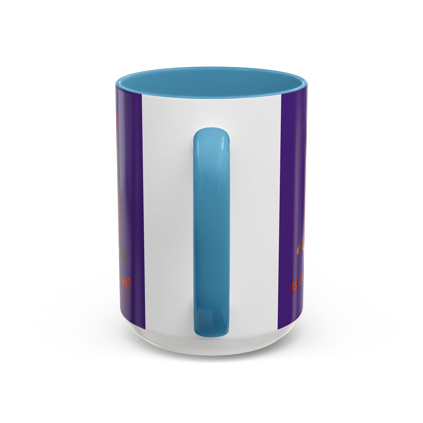 Is it Samhain yet? Dark Purple Accent Mug by CreepyCrafts.boo