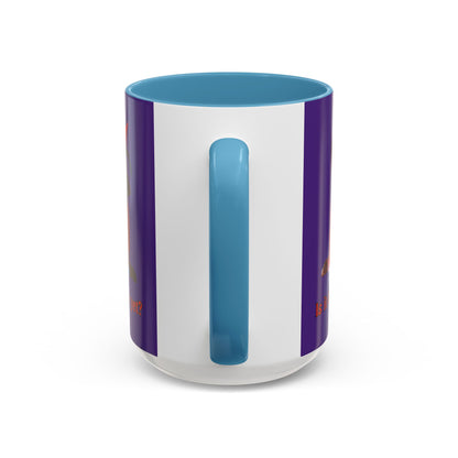 Is it Samhain yet? Dark Purple Accent Mug by CreepyCrafts.boo