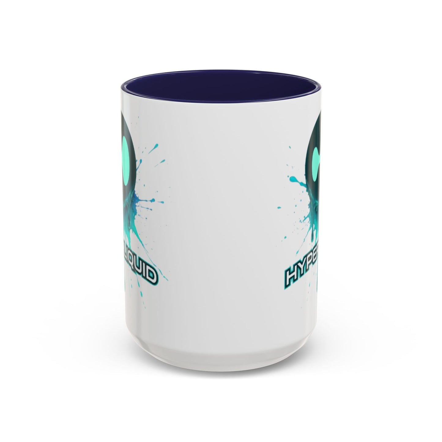 HYPE Drip White Accent Mug by cypherpunkgear.com