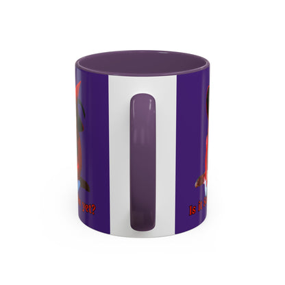 Is it Samhain yet? Dark Purple Accent Mug by CreepyCrafts.boo