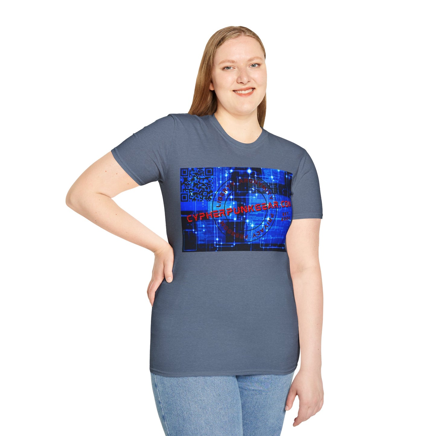 Cypherpunkgear.com logo Dark colors Unisex T-Shirt by cypherpunkgear.com
