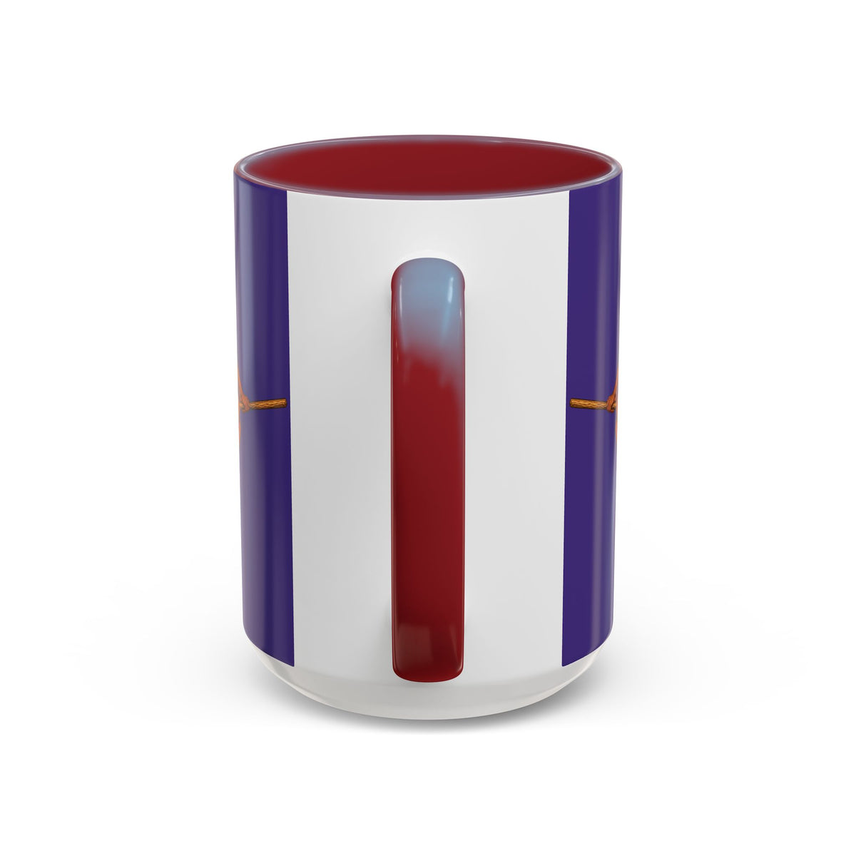 Velvet Vex Purple Accent Mug by CreepyCrafts.boo