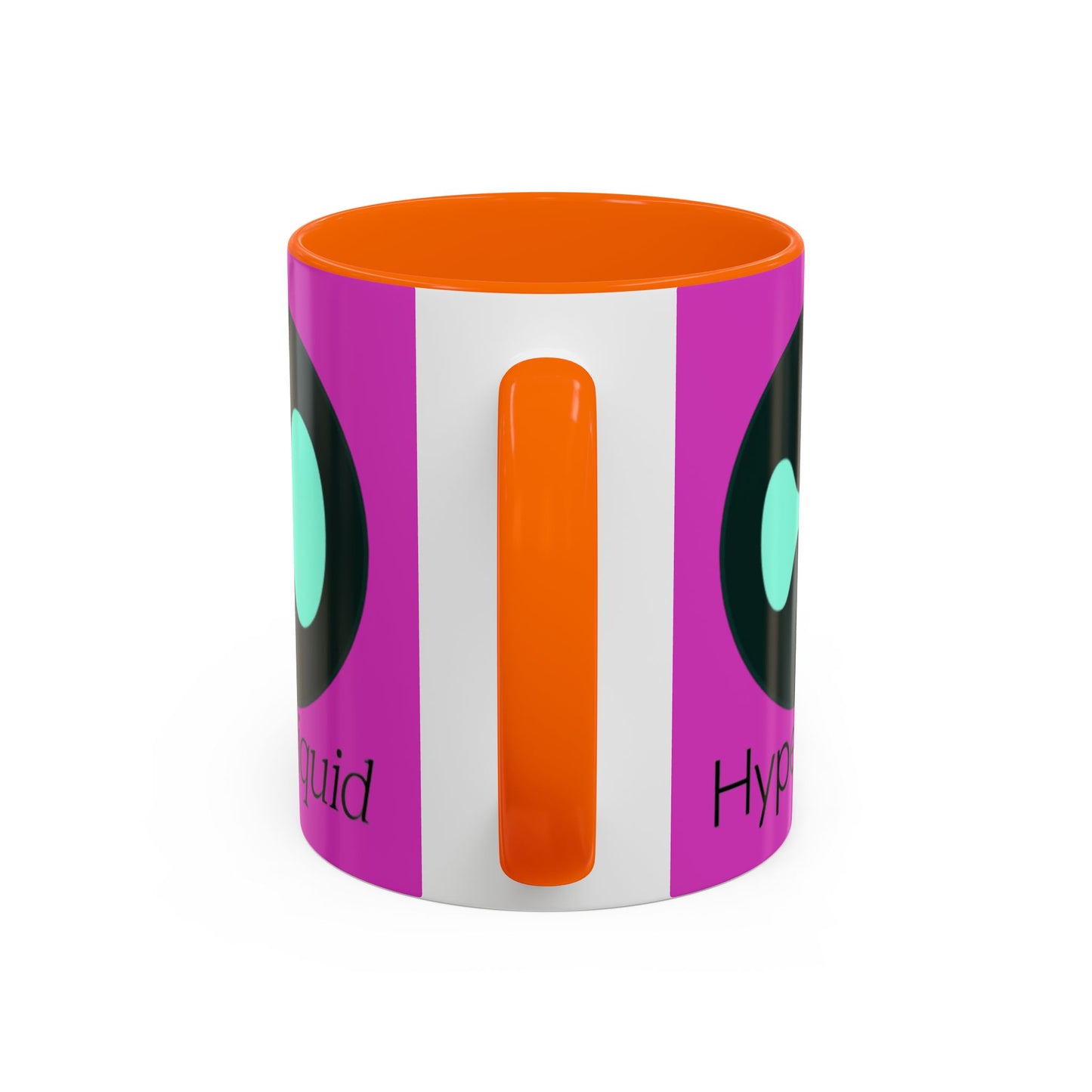 Hyperliquid Black font Pink Accent Mug by cypherpunkgear.com