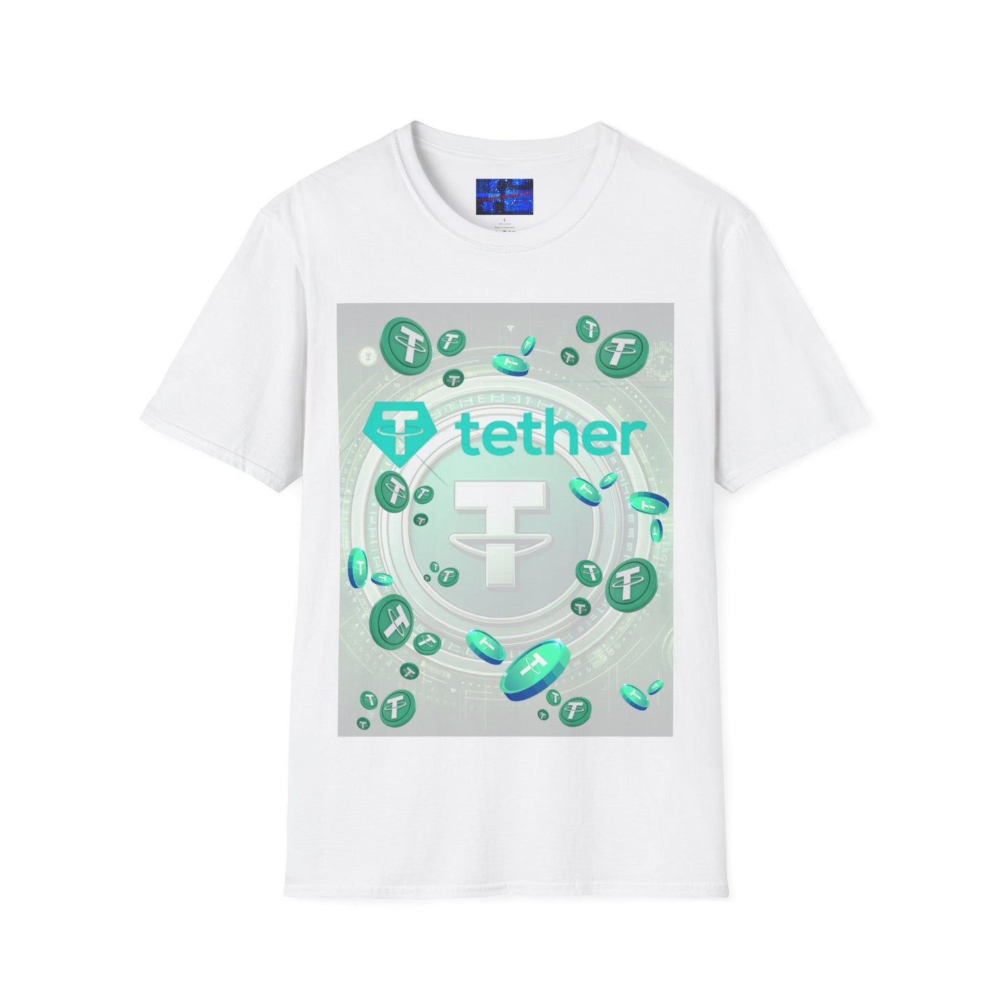 Tether Light colors Unisex T-Shirt by cypherpunkgear.com