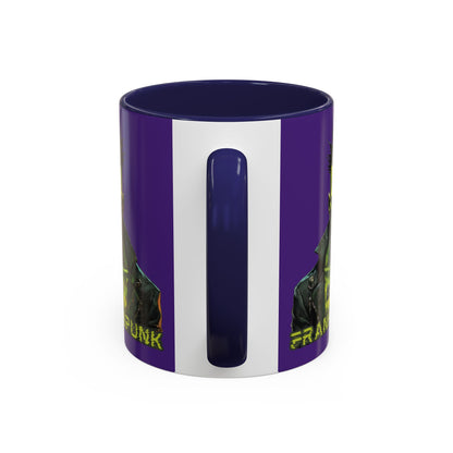 Frankenpunk Purple Accent Mug by CreepyCrafts.boo