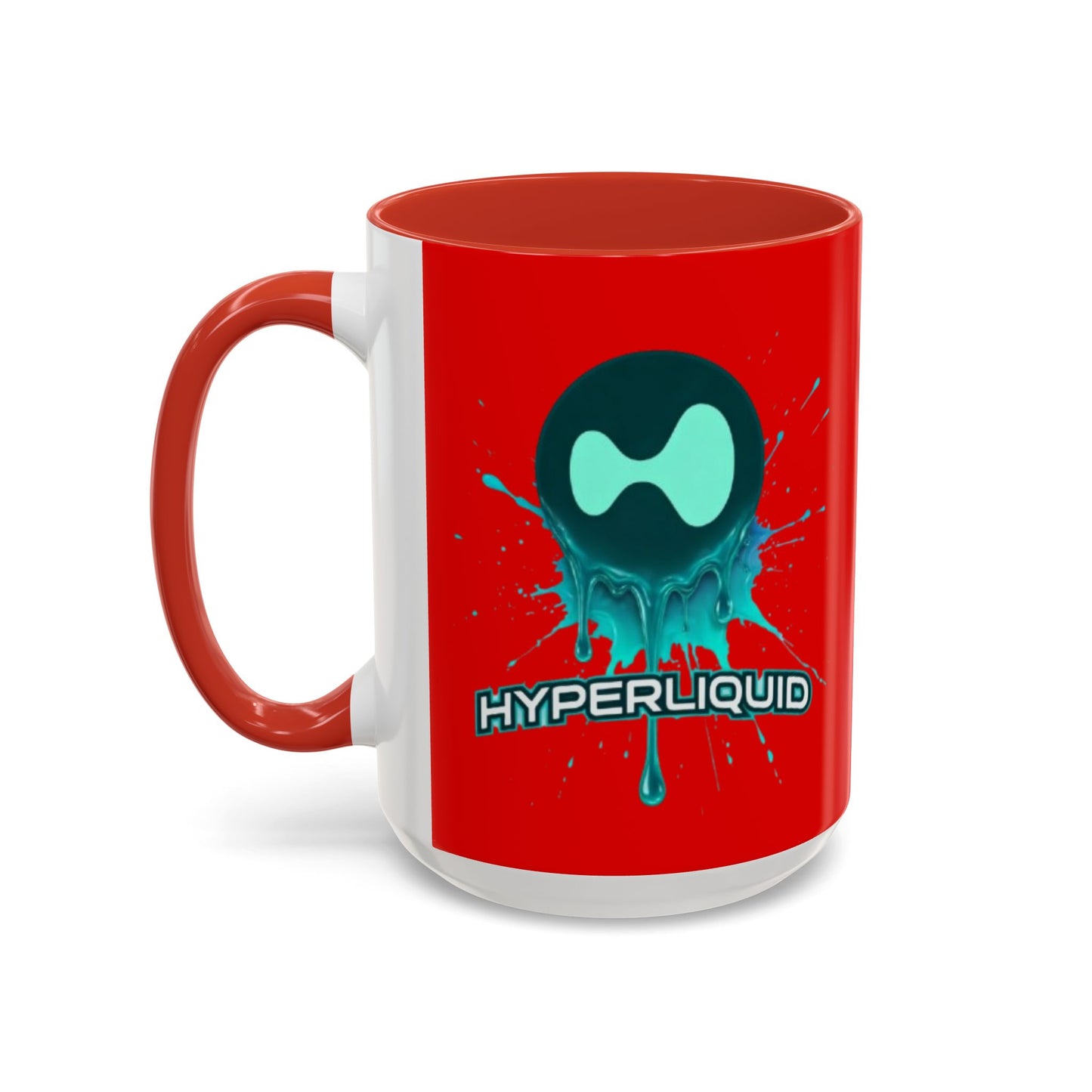 HYPE Drip Red Accent Mug by cypherpunkgear.com